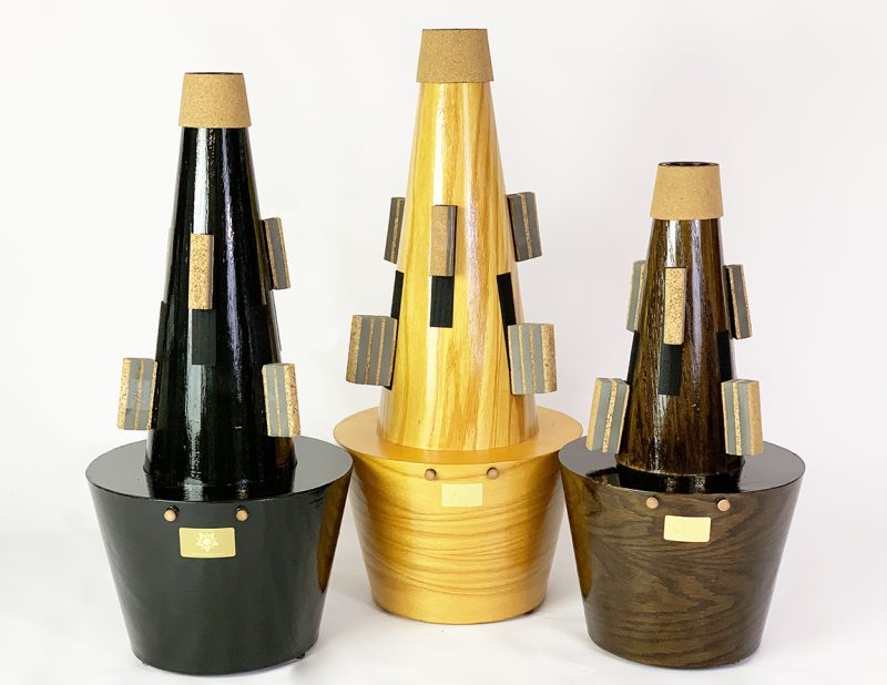 Hand-crafted balu mutes. Tuba mutes. French horn mutes.