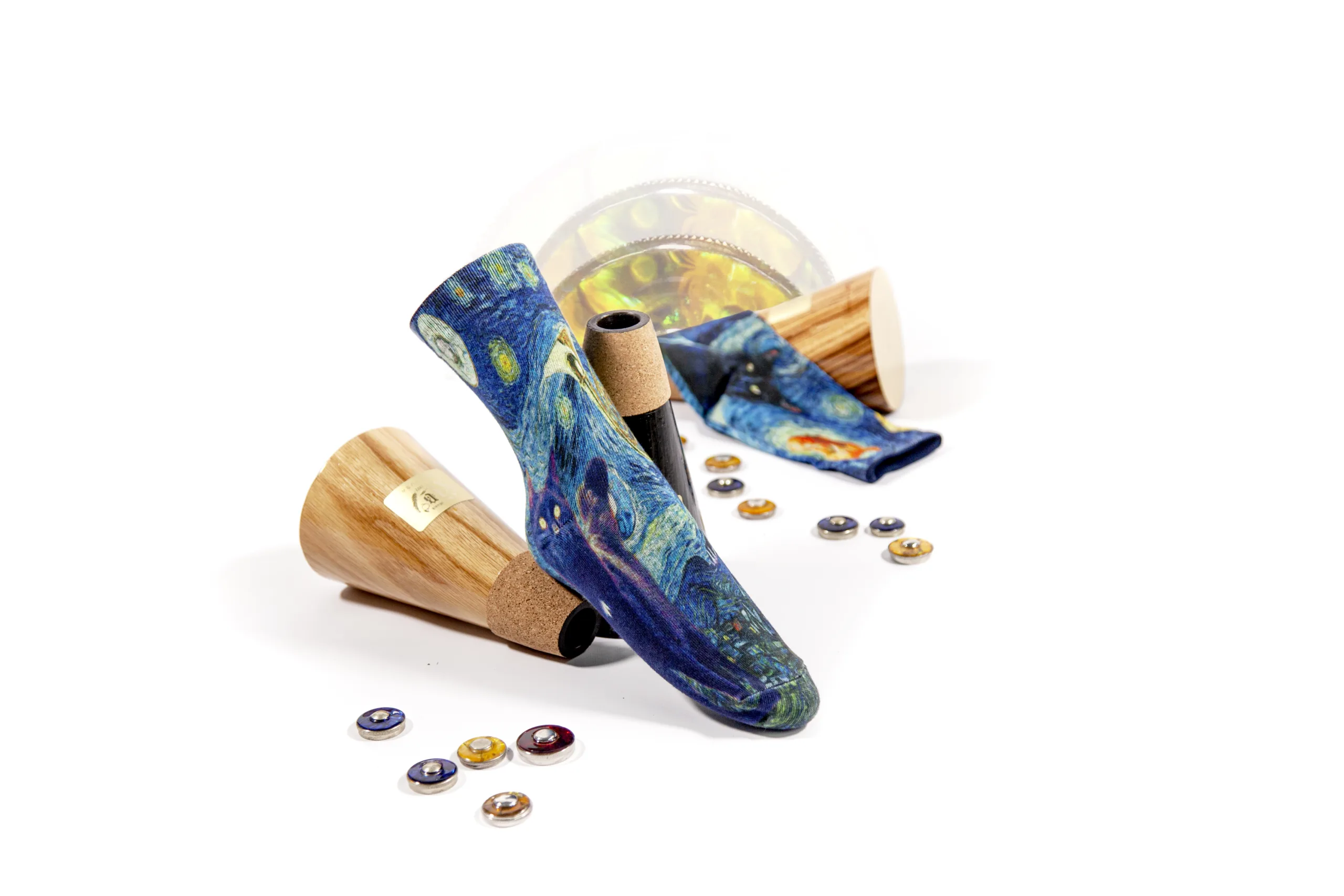 Balu "Starry Night" cat socks