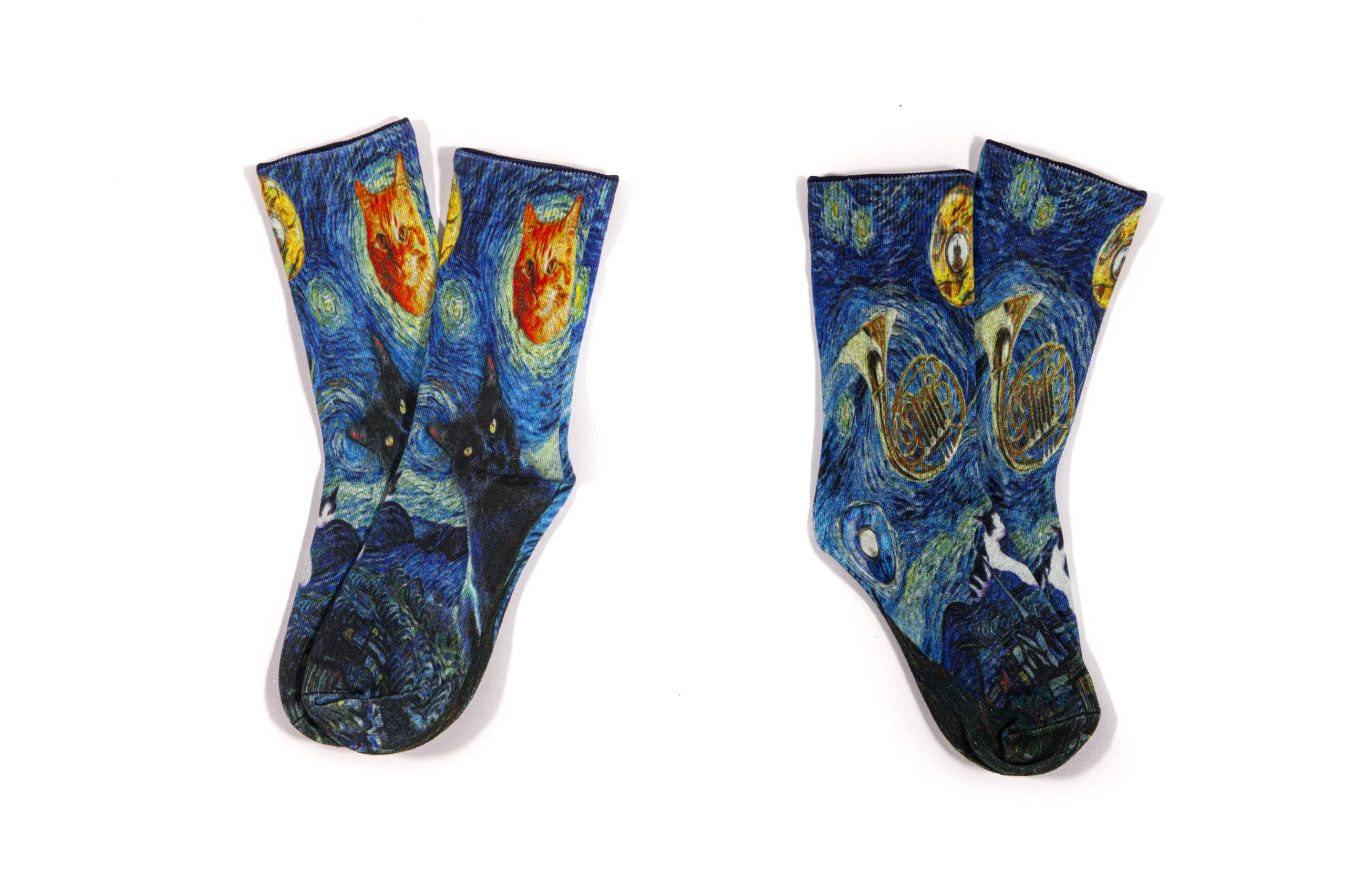 Balu "Starry Night" cat socks - Image 7