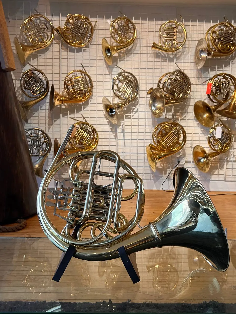 Yamaha YHR-567 Double French Horn with a Balu custom leadpipe with Protec flight case - Image 5