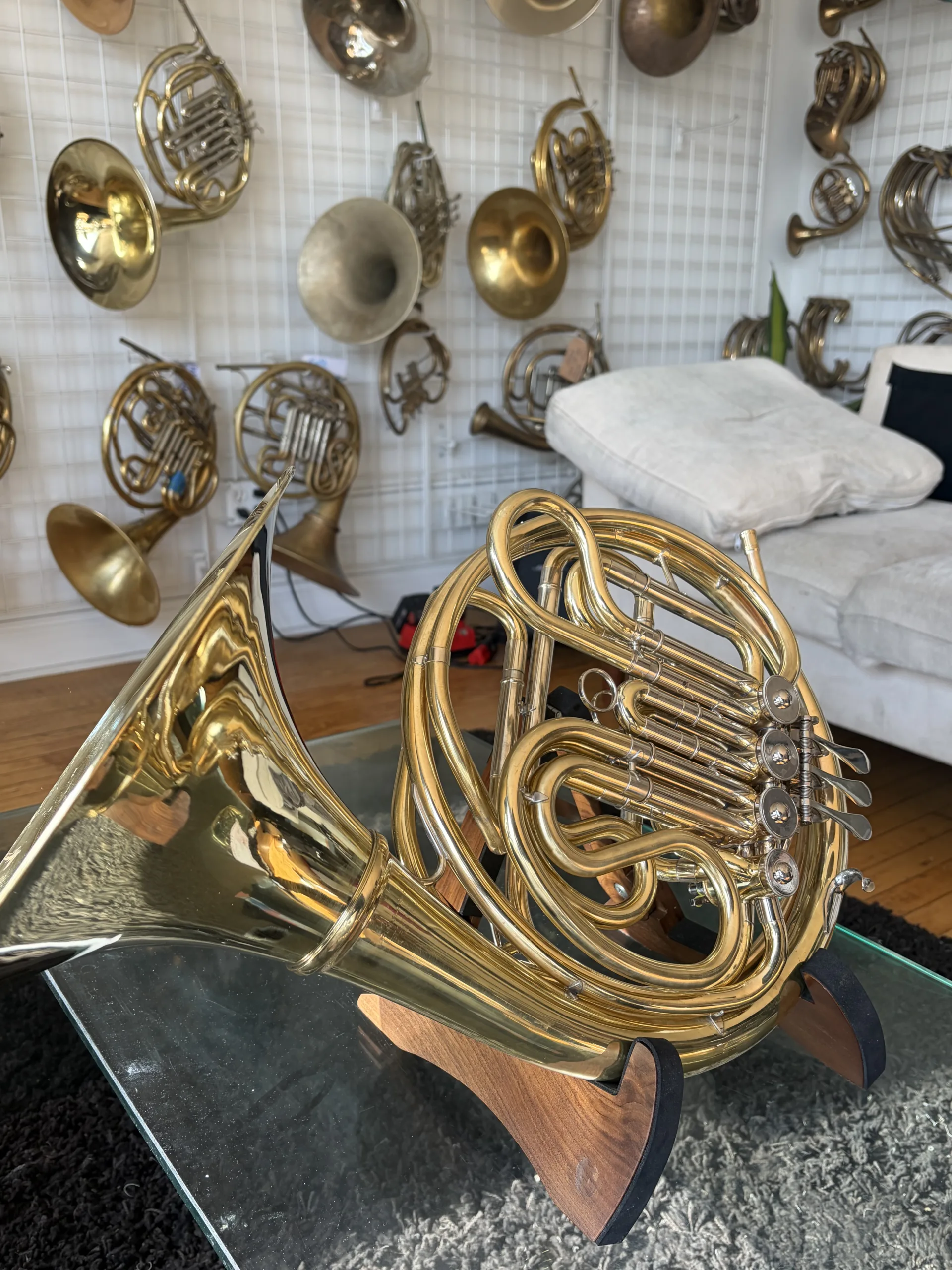 Yamaha YHR-567 Double French Horn with custom Balu leadpipe. - Image 3