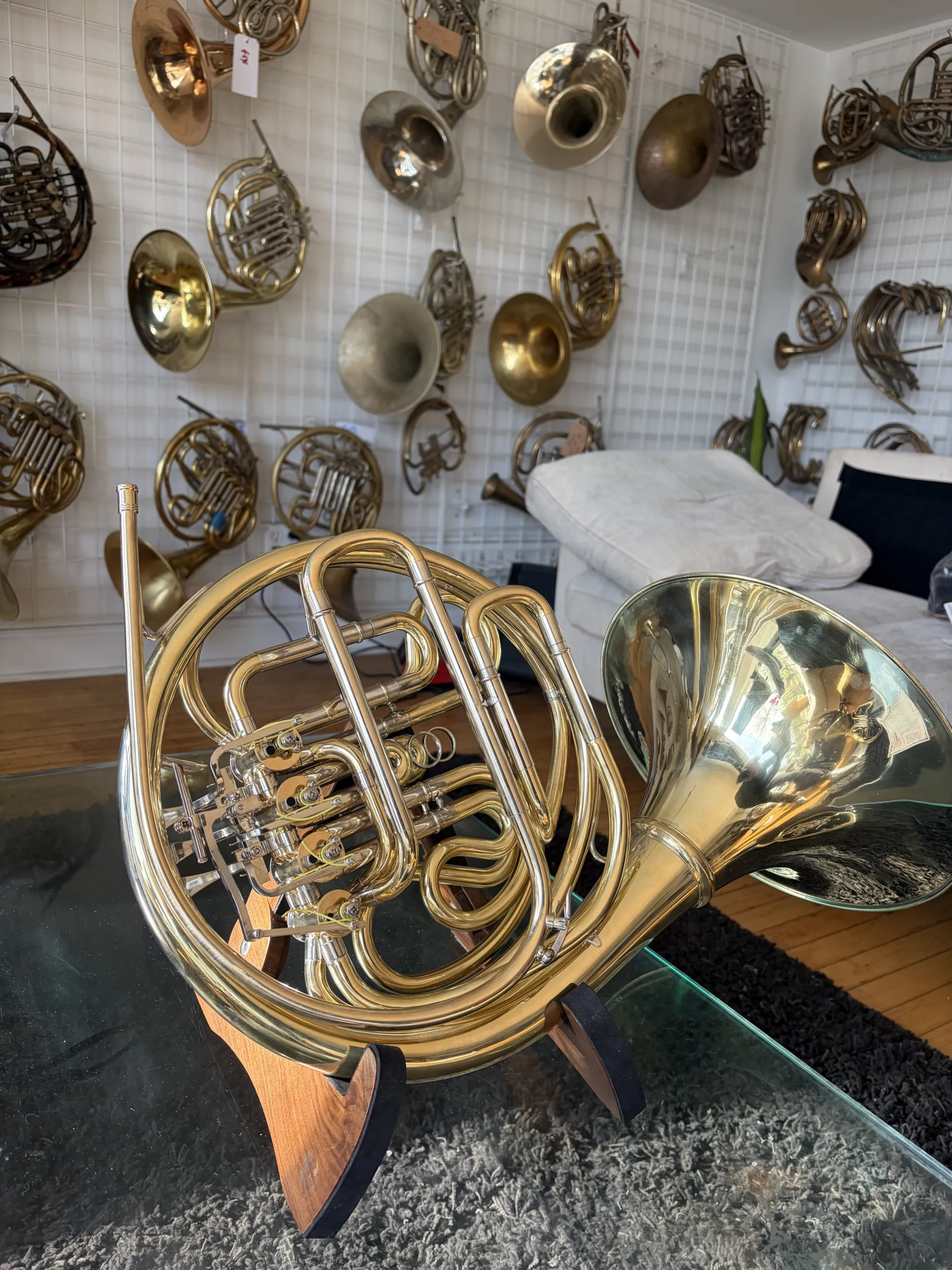 Yamaha YHR-567 Double French Horn with custom Balu leadpipe. - Image 5