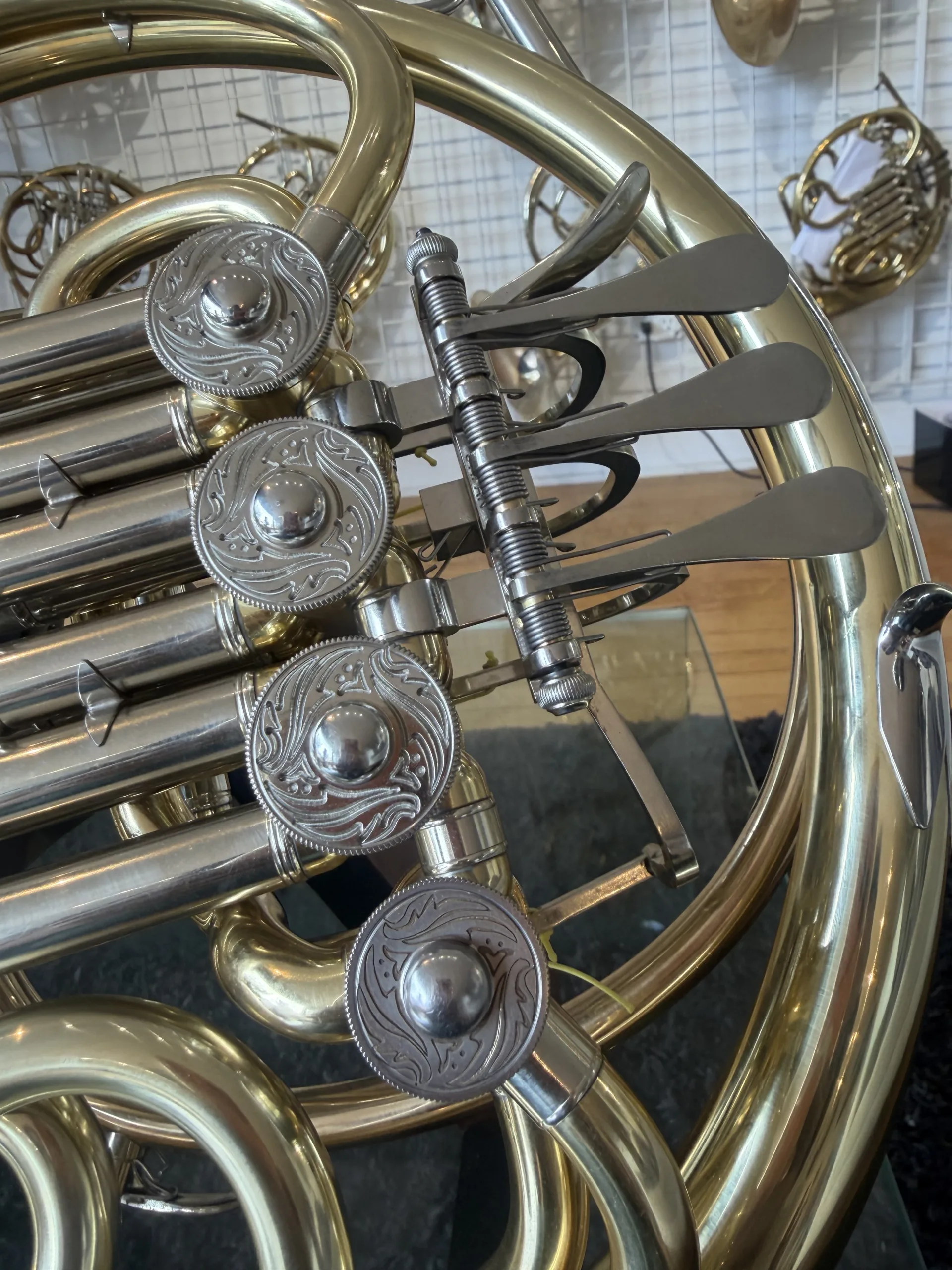 Yamaha YHR-87D Custom Double French Horn 0.2 compression - Image 3