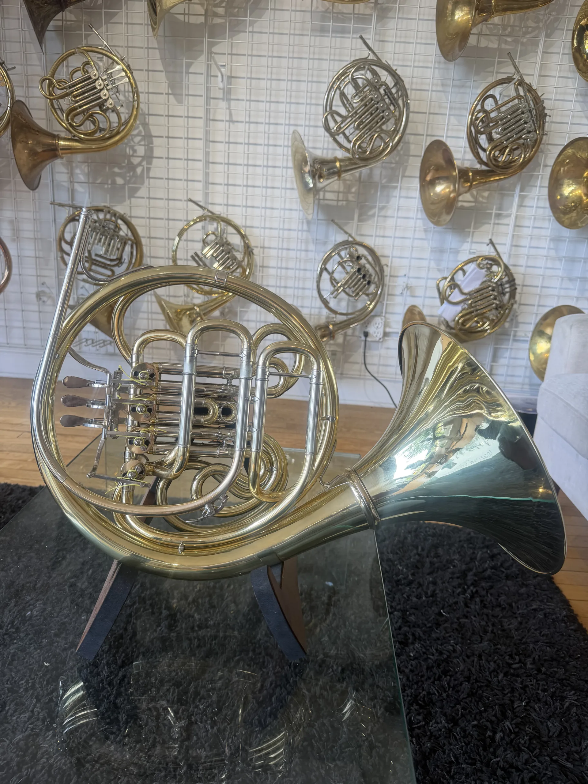 Yamaha YHR-87D Custom Double French Horn 0.2 compression - Image 6